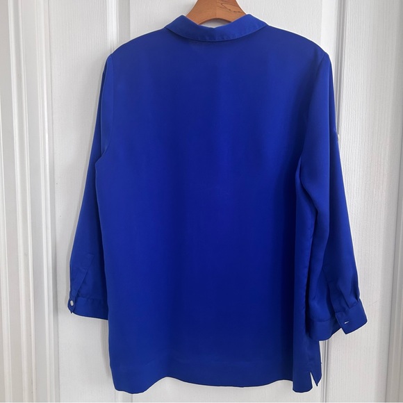 J Crew Blue Shirt Size Medium - Picture 2 of 5